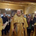 Божественная Литургия 14 февраля 2021 в День Собора святых Пермской митрополии. По заамвонной молитве были возглашены молитвы Пермским святым.